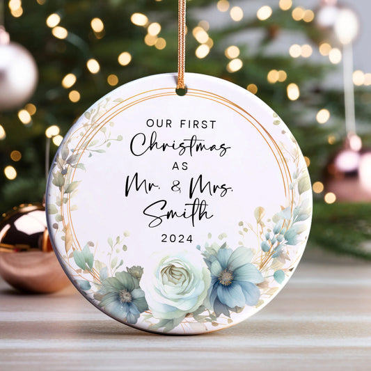 Custom Couple Ornament Gift