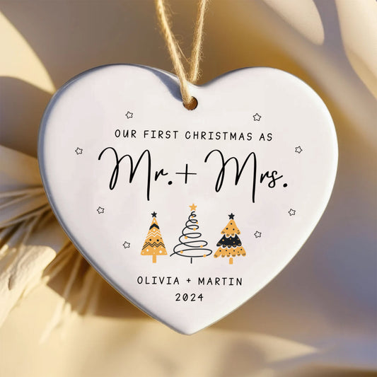 Custom Engaged Ornament