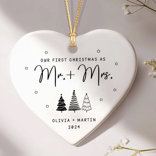 First Christmas Married Ornament