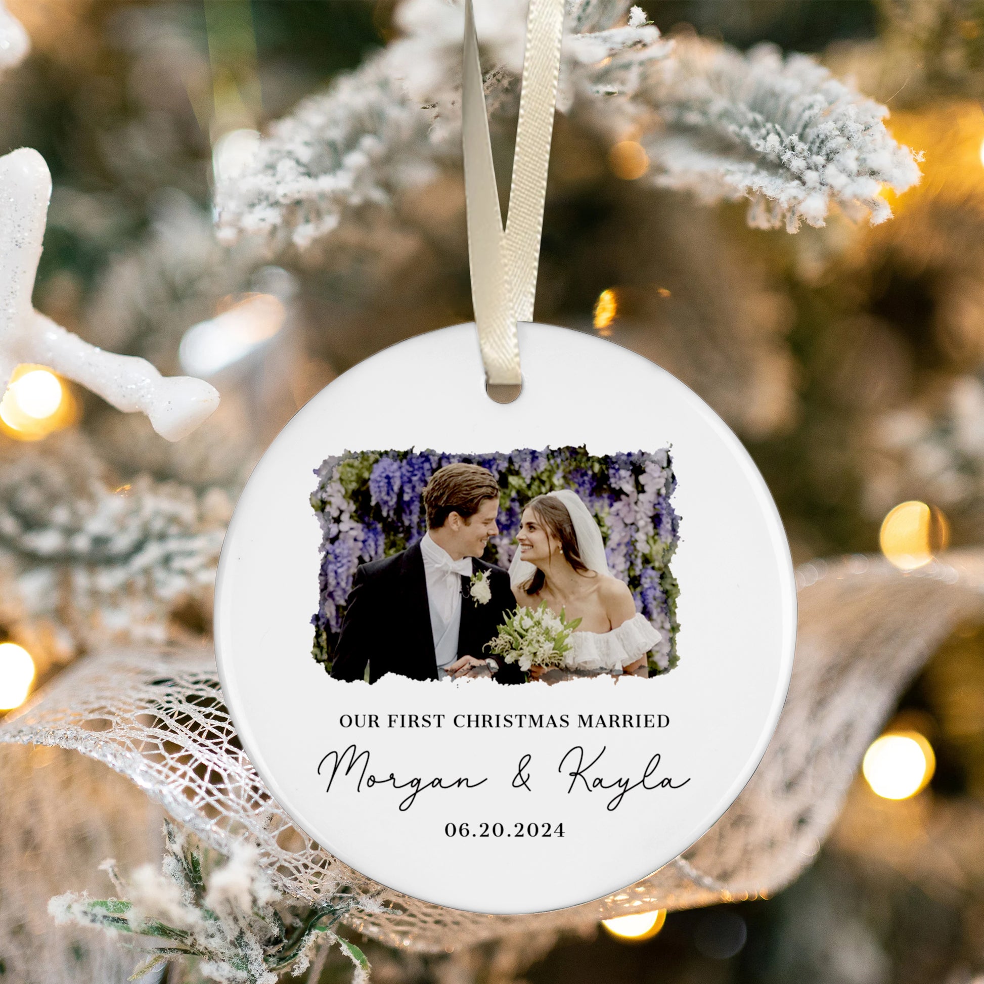 First Christmas Married Ornament