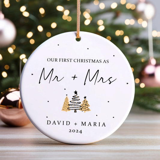 First Christmas Married Ornament