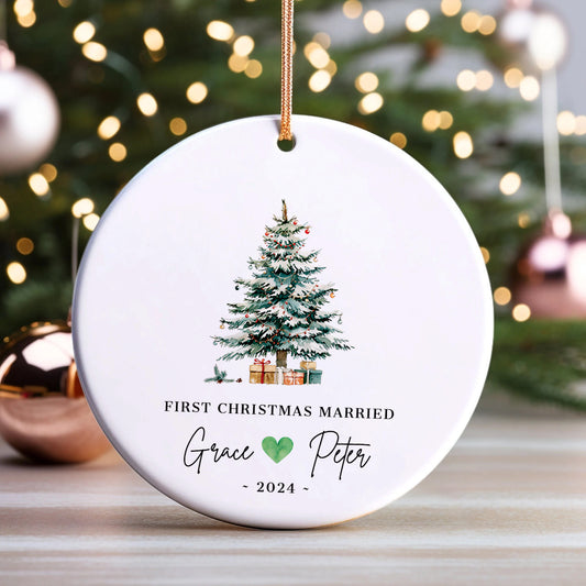 First Christmas Married Ornament