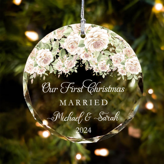 Married Ornament First Christmas