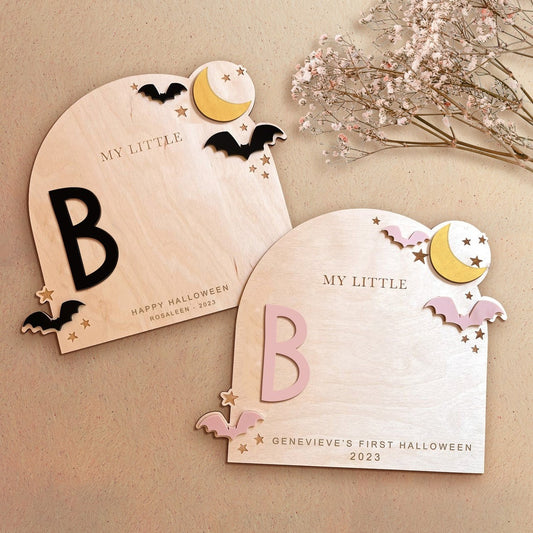 DIY Halloween Footprint Art, Baby's First Halloween Keepsake FT02